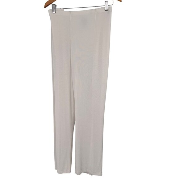 Chicos 4 Travelers White travel knit  Pants line pull on size 2x plus - Picture 1 of 12